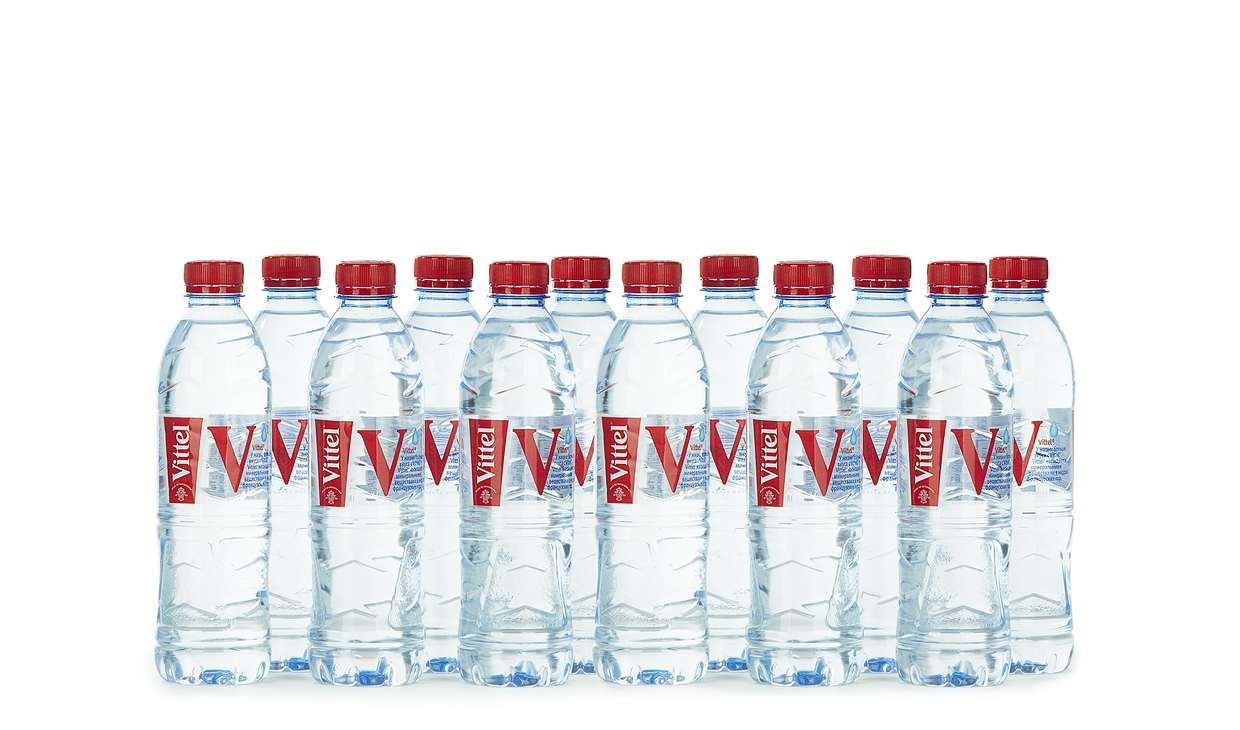 Ящик воды Vittel 0.5 л