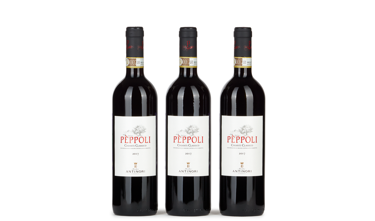 Три кьянти Antinori Peppoli