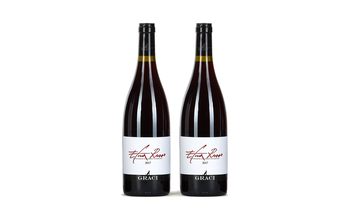 Пара сицилийского Graci Etna Rosso