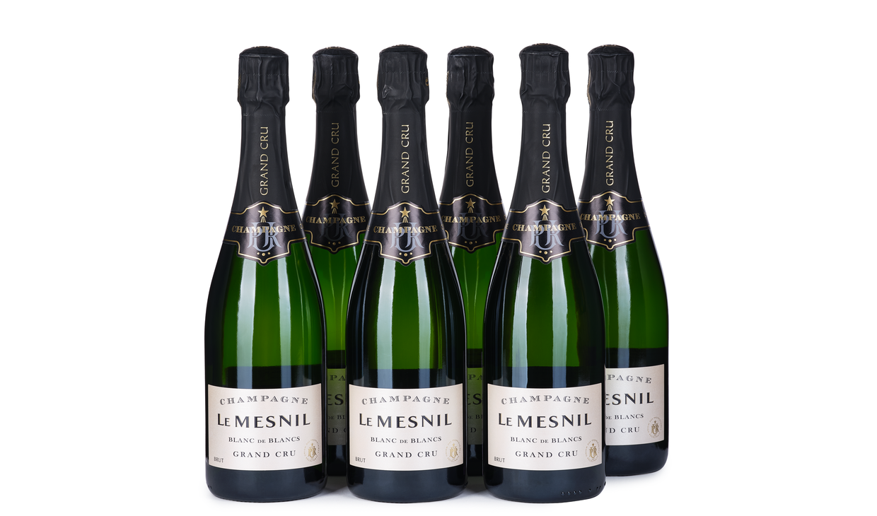 Ящик шампанского Le Mesnil Grand Cru Blanc de Blancs