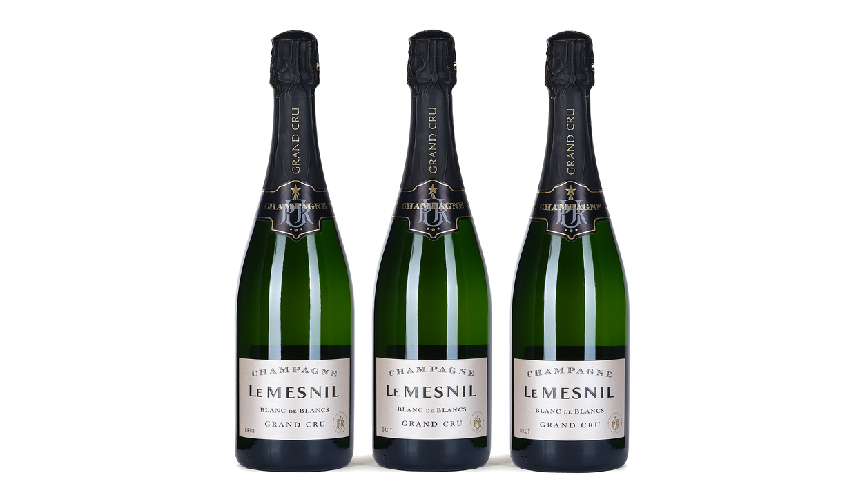 Трио шампанского Le Mesnil Grand Cru Blanc de Blancs